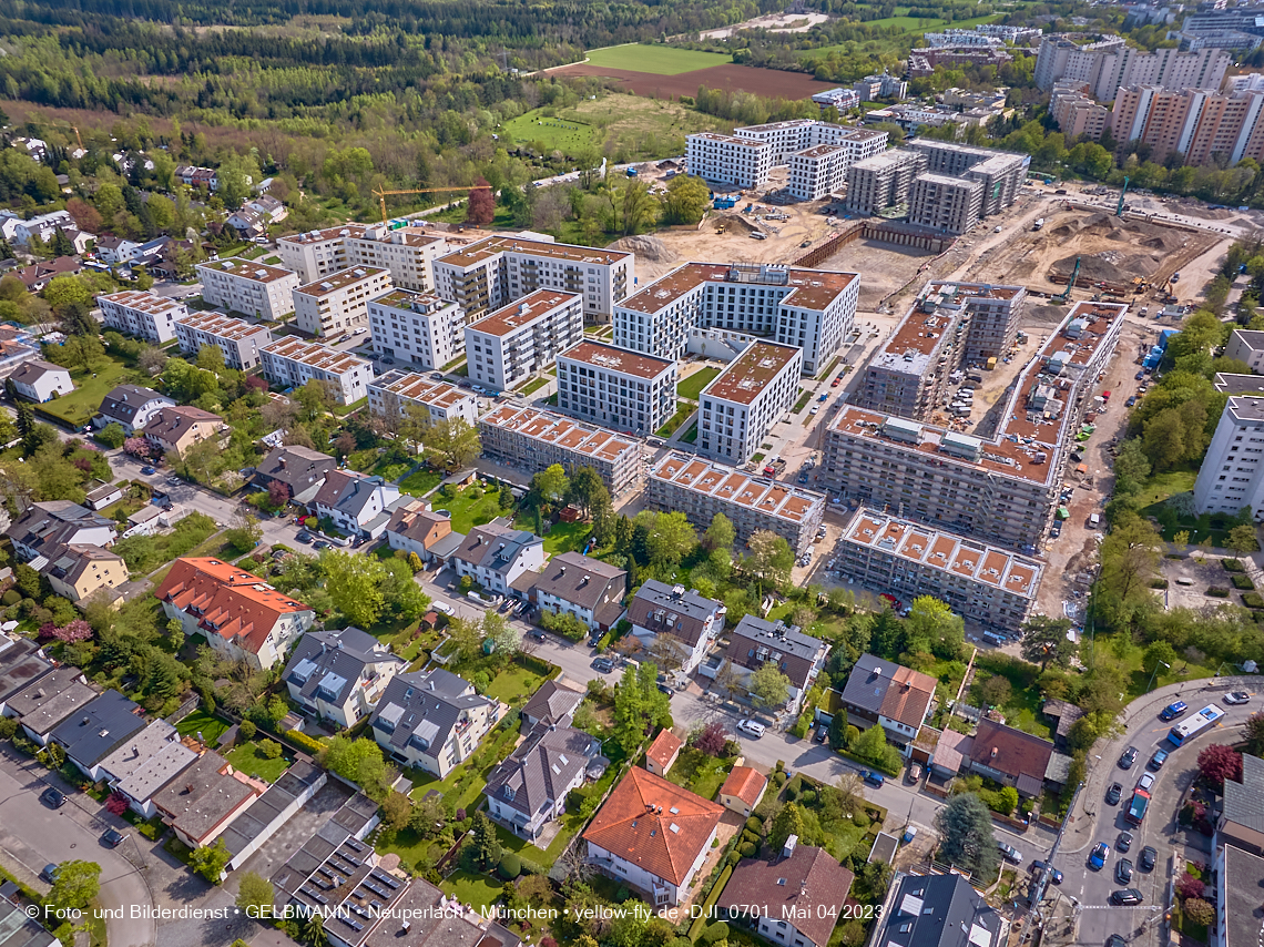 04.05.2023 - Luftbilder vom Alexisqaurtier und Pandion Verde in Neuperlach 04.05.2023 - Luftbilder vom Alexisqaurtier und Pandion Verde in Neuperlach